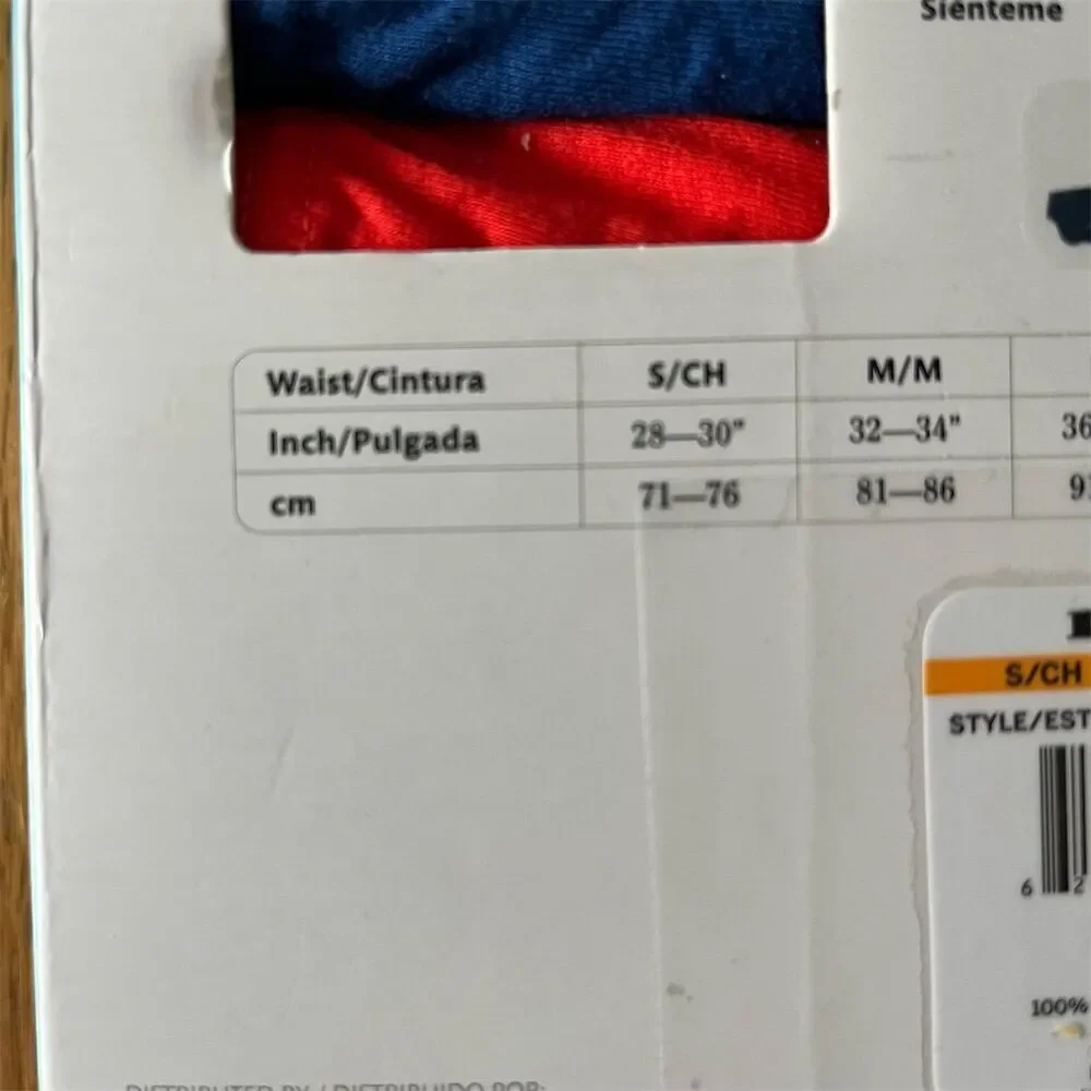 Papi Men's Cotton Low-Rise Briefs 6-Pack Multicolor Size Small